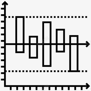 体积分析条形图柱状图图标图标