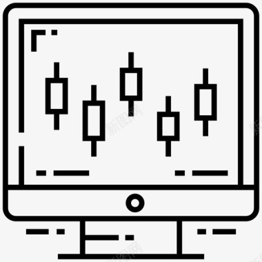 体积分析条形图柱状图图标图标