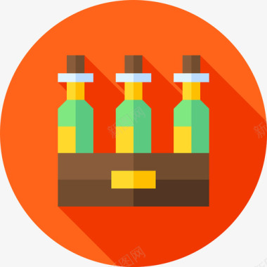 啤酒家庭生活29平淡图标图标