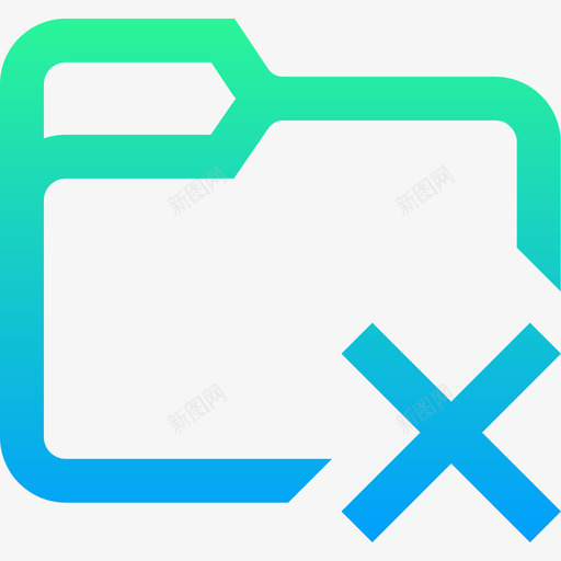 删除文件夹uiux接口4渐变图标svg_新图网 https://ixintu.com ui-ux 删除 接口 文件夹 渐变
