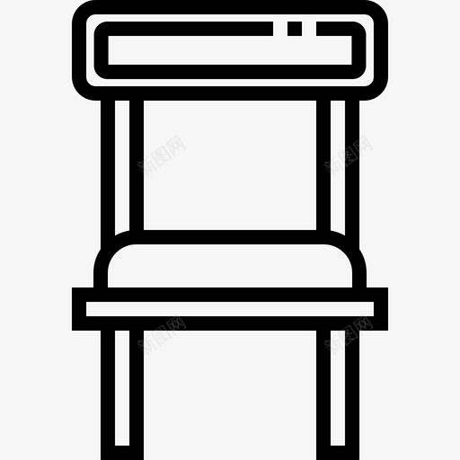 餐椅舒适家具图标svg_新图网 https://ixintu.com 坐椅 家具 家用 舒适 餐椅