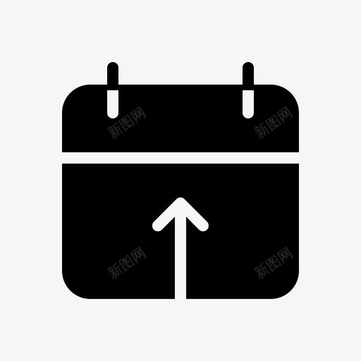 上传日历日程表日历字形图标svg_新图网 https://ixintu.com 上传 字形 日历 日程表