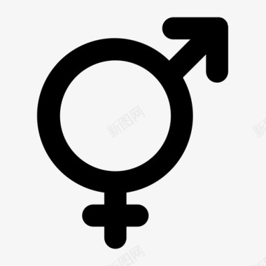 跨性别用户界面用户界面性别图标图标