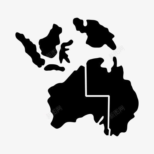 澳大利亚大陆地图图标svg_新图网 https://ixintu.com 地图 大陆 澳大利亚 风险