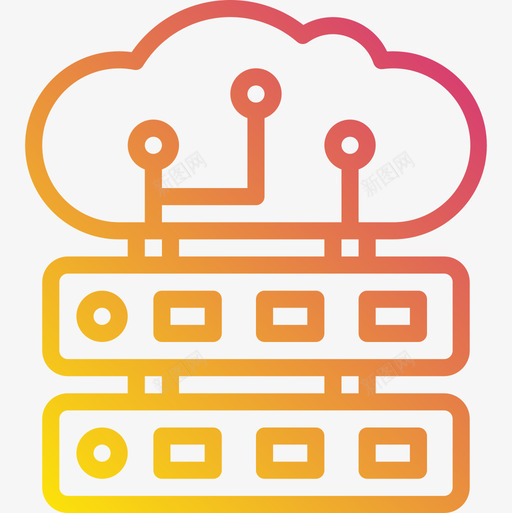 云计算计算机数据存储6梯度图标svg_新图网 https://ixintu.com 云计算 存储 数据 梯度 计算机