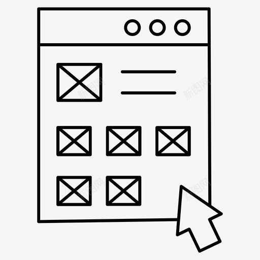 网站电子邮件internet图标svg_新图网 https://ixintu.com internet 企业管理 电子邮件 细线 网站 邮件