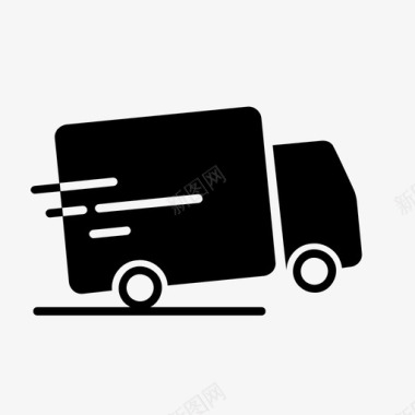 交货货物装运和交付图标图标