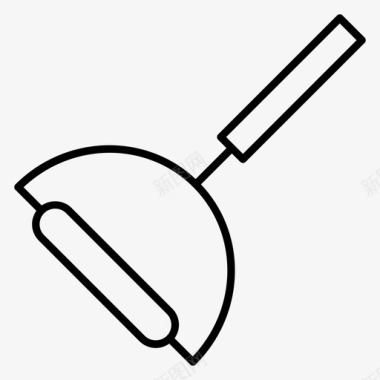 面团加工工披萨工具厨房用具图标图标