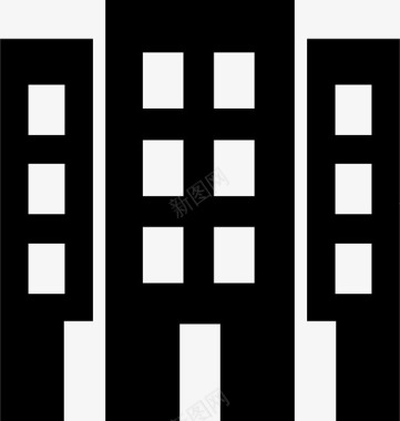 住宅大厦建筑物图标图标