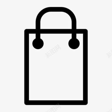购物袋购买网页和用户界面图标图标