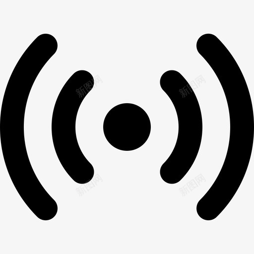 网络无线电传输天线电波图标svg_新图网 https://ixintu.com 传输 图标 天线 实体 实体图 无线电 电波 网络 通信