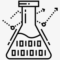 数据流分析科学数据二进制数据数据流图标高清图片