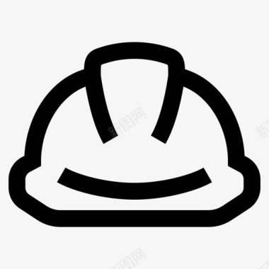 头盔结构防护图标图标