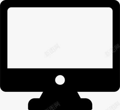 电脑显示器个人电脑图标图标