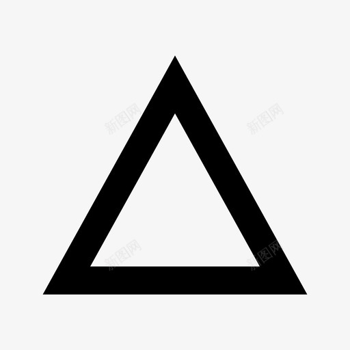 三角形金字塔三角形形状图标svg_新图网 https://ixintu.com 三角形 形状 金字塔