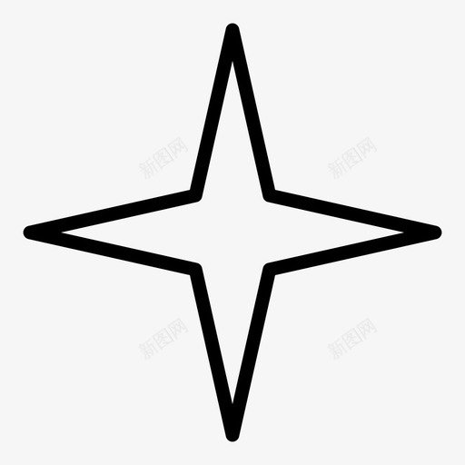 星星图形形状图标svg_新图网 https://ixintu.com 图形 形状 星星 符号