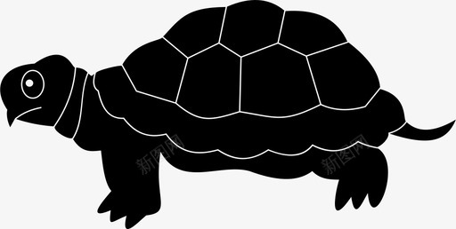 海龟动物乌龟图标svg_新图网 https://ixintu.com 乌龟 动物 海龟 野生动物