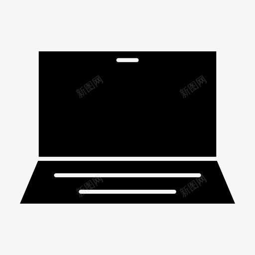 笔记本电脑在线技术图标svg_新图网 https://ixintu.com 在线 学校 工作 技术 电脑 笔记本