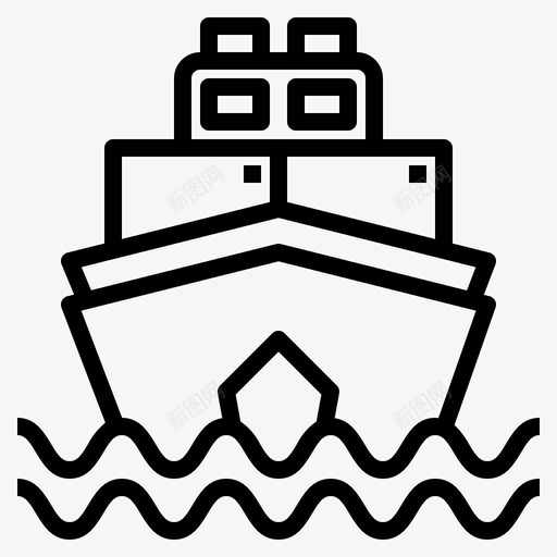 货运商业生态系统2线性图标svg_新图网 https://ixintu.com 商业 生态系统 线性 货运