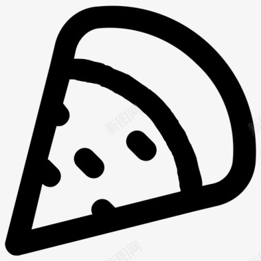 披萨奶酪食物图标图标