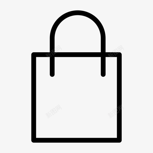 购物袋购买出售图标svg_新图网 https://ixintu.com 假日 出售 购买 购物袋