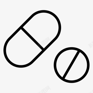 医疗药品药片图标图标