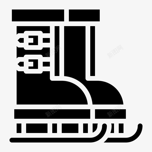 溜冰鞋冰鞋溜冰图标svg_新图网 https://ixintu.com 冰鞋 圣诞 实心 溜冰 溜冰鞋 运动