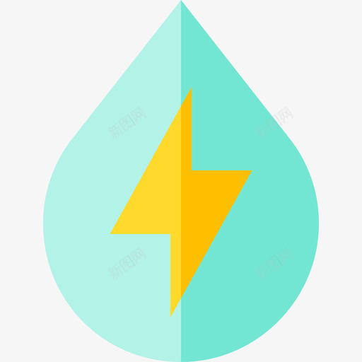 水可持续能源29平坦图标svg_新图网 https://ixintu.com 平坦 持续 能源