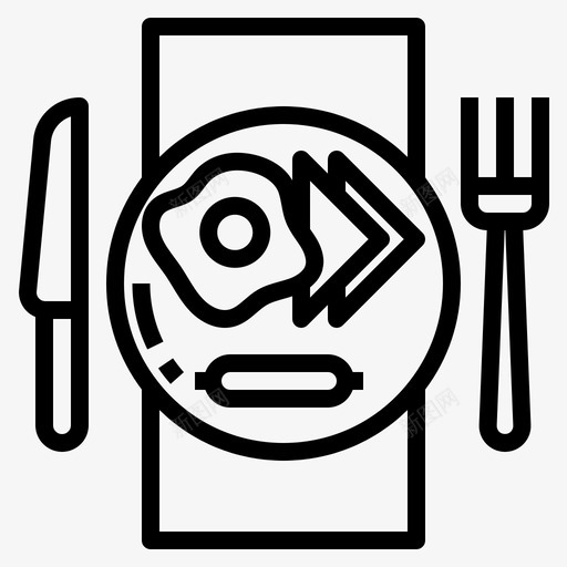 餐厅咖啡厅晚餐图标svg_新图网 https://ixintu.com 咖啡厅 晚餐 酒店 食物 餐厅