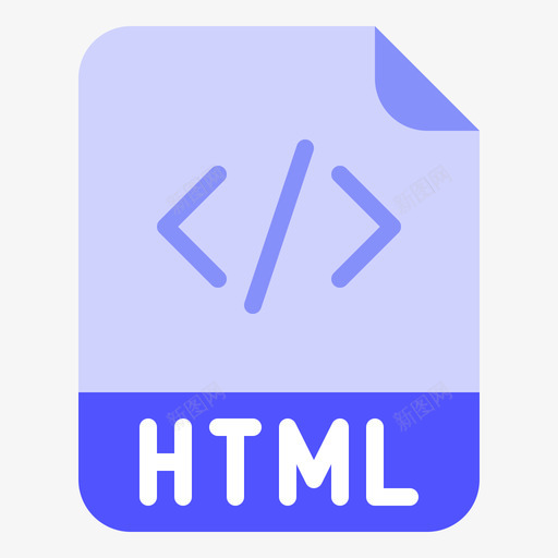 Html文件扩展名4平面图标svg_新图网 https://ixintu.com Html 平面 扩展名 文件
