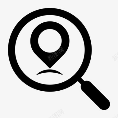 本地业务搜索数字查找图标图标