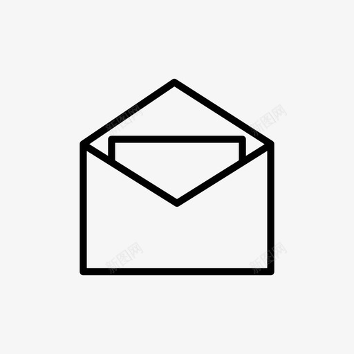 电子邮件邮件简单线条图标svg_新图网 https://ixintu.com 图标 电子邮件 简单 线条 邮件
