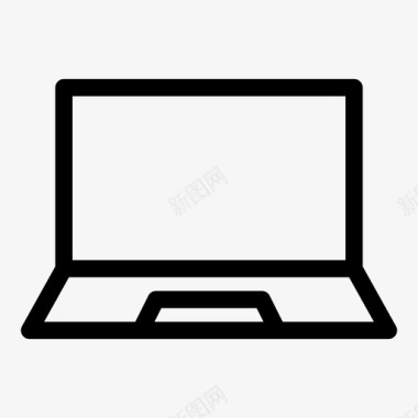 笔记本电脑个人电脑图标图标