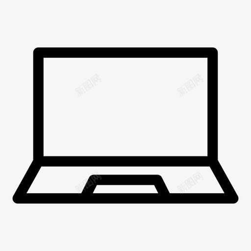笔记本电脑个人电脑图标svg_新图网 https://ixintu.com 个人电脑 技术 电脑 笔记本