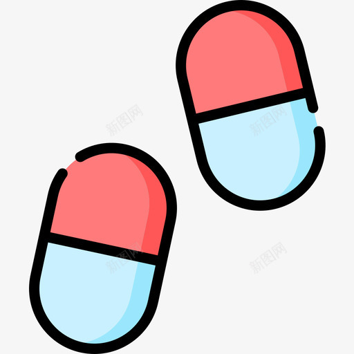 药物牙医47线性颜色图标svg_新图网 https://ixintu.com 牙医 线性 药物 颜色