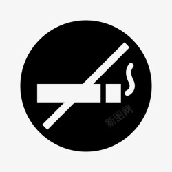 医院禁烟禁烟健康医院图标高清图片
