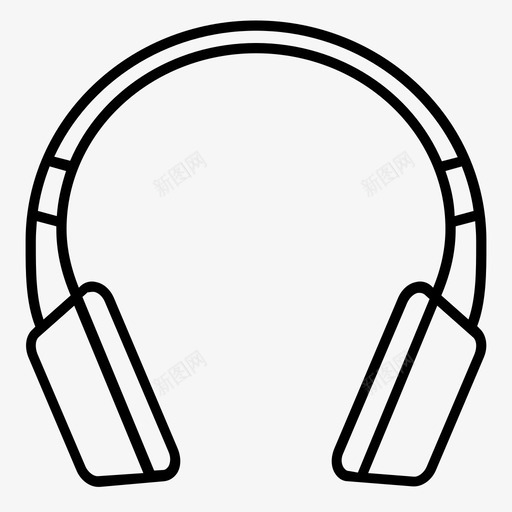 耳机小玩意音乐图标svg_新图网 https://ixintu.com 声音 小玩意 耳机 音乐