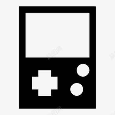 复古游戏砖块游戏手持游戏图标图标