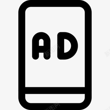 广告广告62线性图标图标