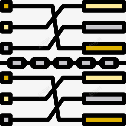 交易区块链26线性颜色图标svg_新图网 https://ixintu.com 交易 区块 线性 颜色
