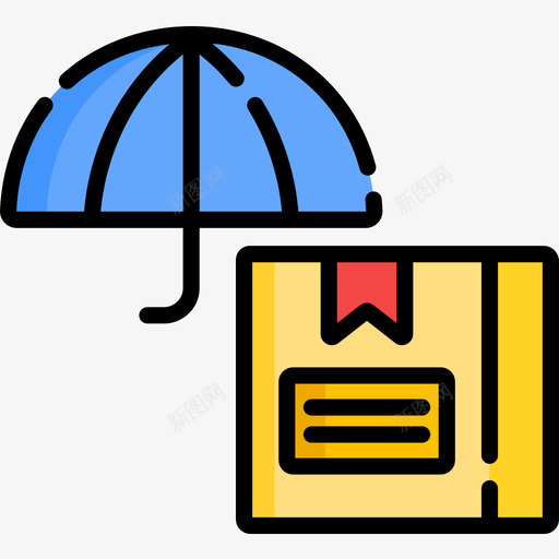 保险86交货线性颜色图标svg_新图网 https://ixintu.com 交货 保险 线性 颜色