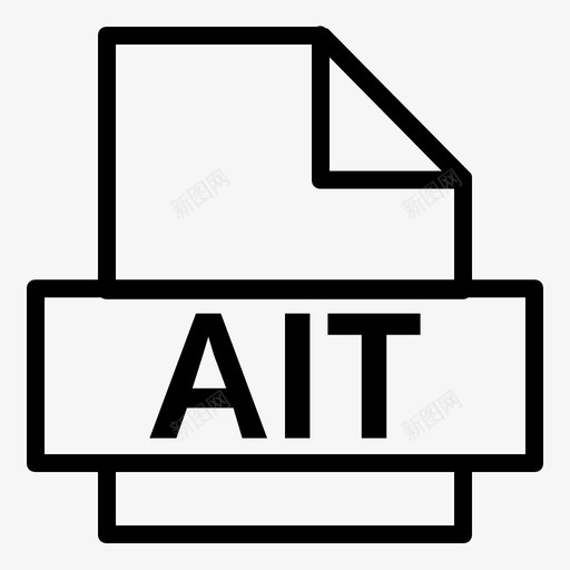 ait扩展名文件图标svg_新图网 https://ixintu.com ait 扩展名 文件 设置