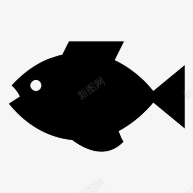 鱼水生动物金鱼图标图标