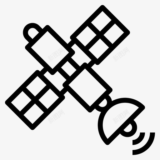 无线电通信通信卫星图标svg_新图网 https://ixintu.com 卫星 无线 无线电 概要 连接 通信 通信卫星