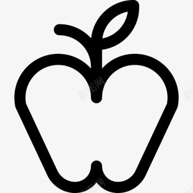 苹果健身64直线型图标图标