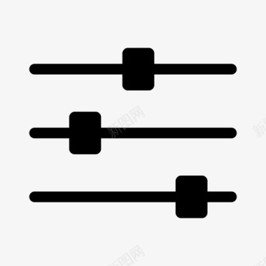 选项设置滑块图标图标