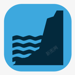 0点开始0山洪点-蓝高清图片