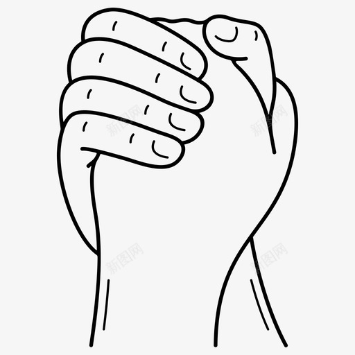手放在一起手势保持图标svg_新图网 https://ixintu.com 保持 在一起 手势 手放 支持