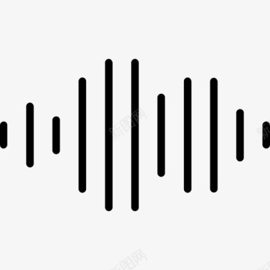 声音均衡器音频频率图标图标