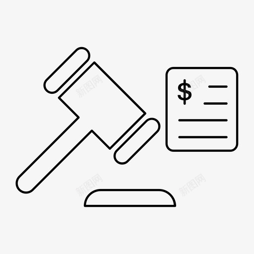法律费用svg_新图网 https://ixintu.com 法律费用